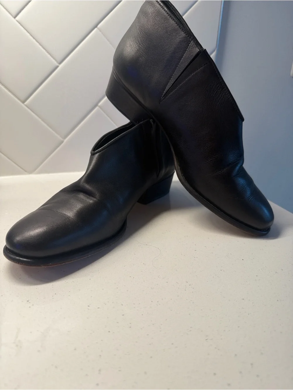 Rachel Comey Black Leather Ankle Booties